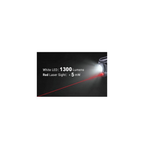 Nextorch WL23R GUNLIGHT W/RED LASER 1300 Lumens LED
