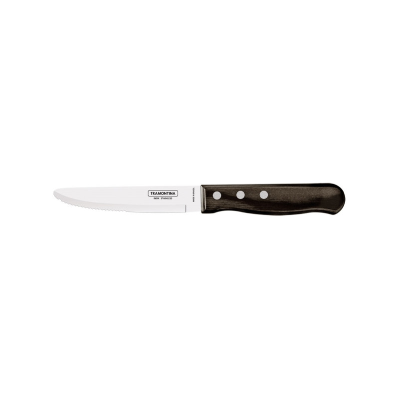 Tramontina POLYWOOD FSC CARNE JUMBO P/TONDA (Meat knife) CM.12,5 21115/095 Brown