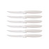 Tramontina PLENUS SET 6 PZ CARNE DENTATO (Meat Knife serr) CM.12 23498/354 White