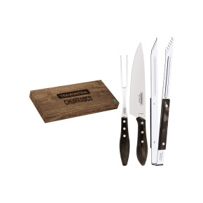 Tramontina POLYWOOD SET UTENSILI CARNE/BBQ 3 PZ 29899/265