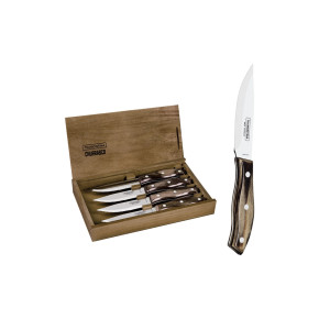 Tramontina POLYWOOD FSC BOX CARNE/BBQ 4 PZ 29899/529