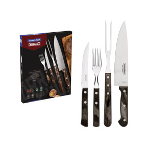 Tramontina POLYWOOD FSC SET UTENSILI E POSATE CARNE/BBQ 14 PZ 29899/211