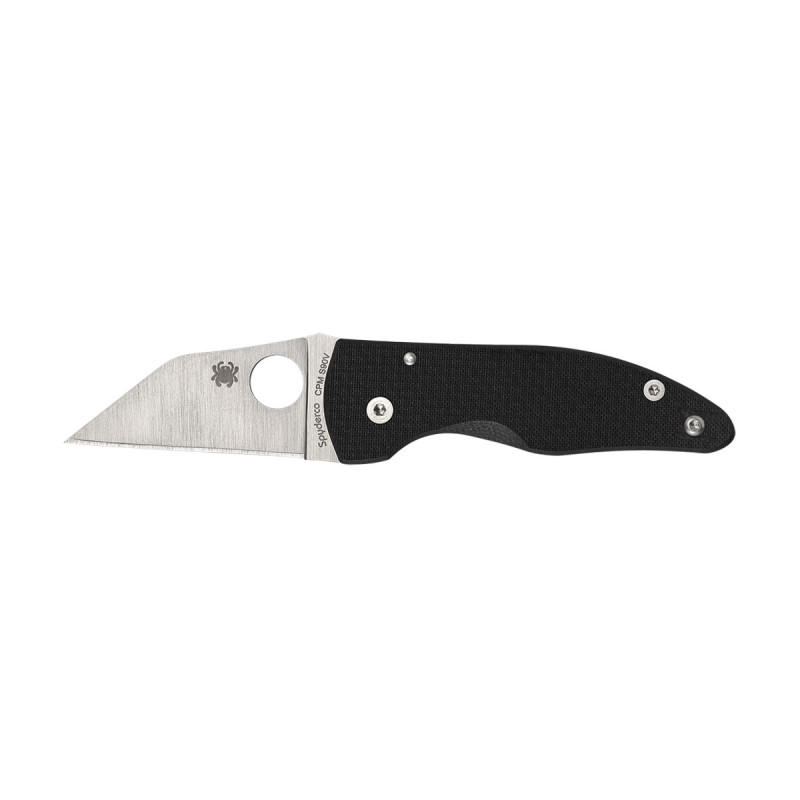 Spyderco MICROJIMBO CARBON FIBER S90V PLAIN C264CFP