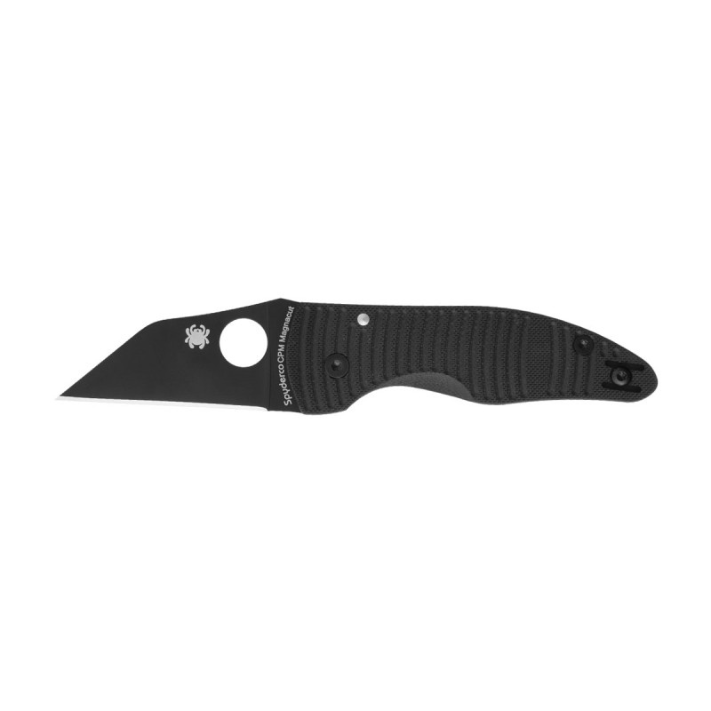 Spyderco MICROJIMBO SALT G-10 BLACK CPM MAGNACUT PLAIN C264GMCBKP