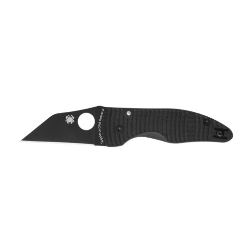 Spyderco MICROJIMBO SALT G-10 BLACK CPM MAGNACUT PLAIN C264GMCBKP