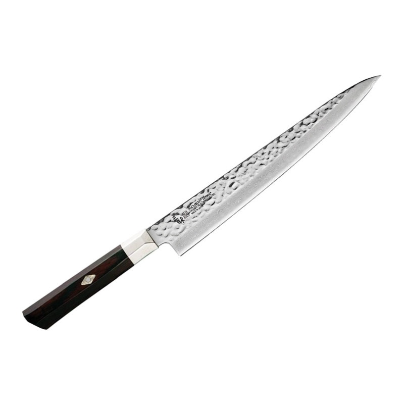 Mcusta ZANMAI SUPREME HAMMERED SUJIHIKI 9.4" CM.24 ZSH2B-4010DH