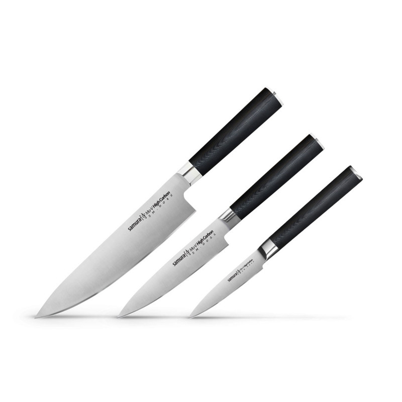Samura MO-V SET 3 PZ (CUOCO-FILETTARE-SPELUCCHINO) SM-0230
