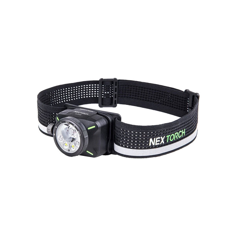 Nextorch HEADLAMP eSTAR Ricaricabile 1300 Lumens LED Black