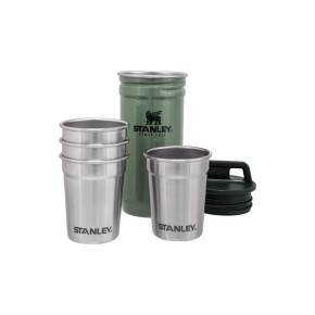 Stanley ADVENTURE NESTING SHOT GLASS SET 5 pz Hammertone Green