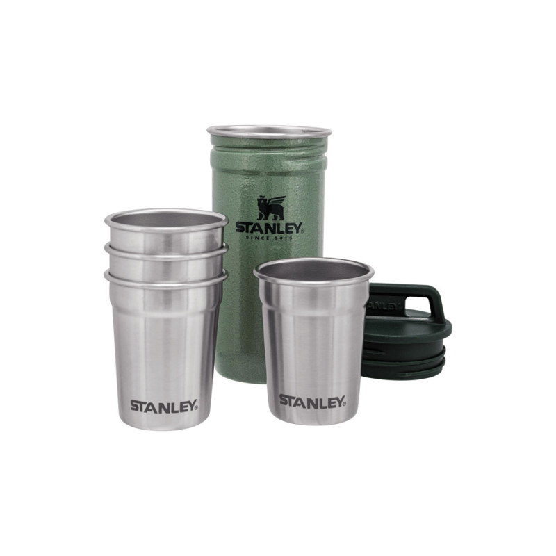 Stanley ADVENTURE NESTING SHOT GLASS SET 5 pz Hammertone Green