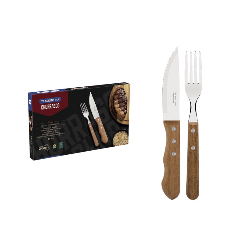 Tramontina DYNAMIC SET CARNE/BBQ 12 PZ 22399/063