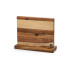 DUE CIGNI CEPPO MAGNETICO IN LEGNO DI ACACIA