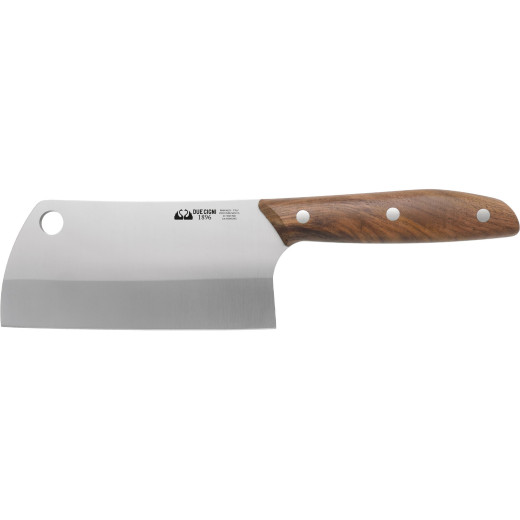 DUE CIGNI LINEA 1896 MANARETTA CARNE CM 16 - INOX 4116 MANICO NOCE