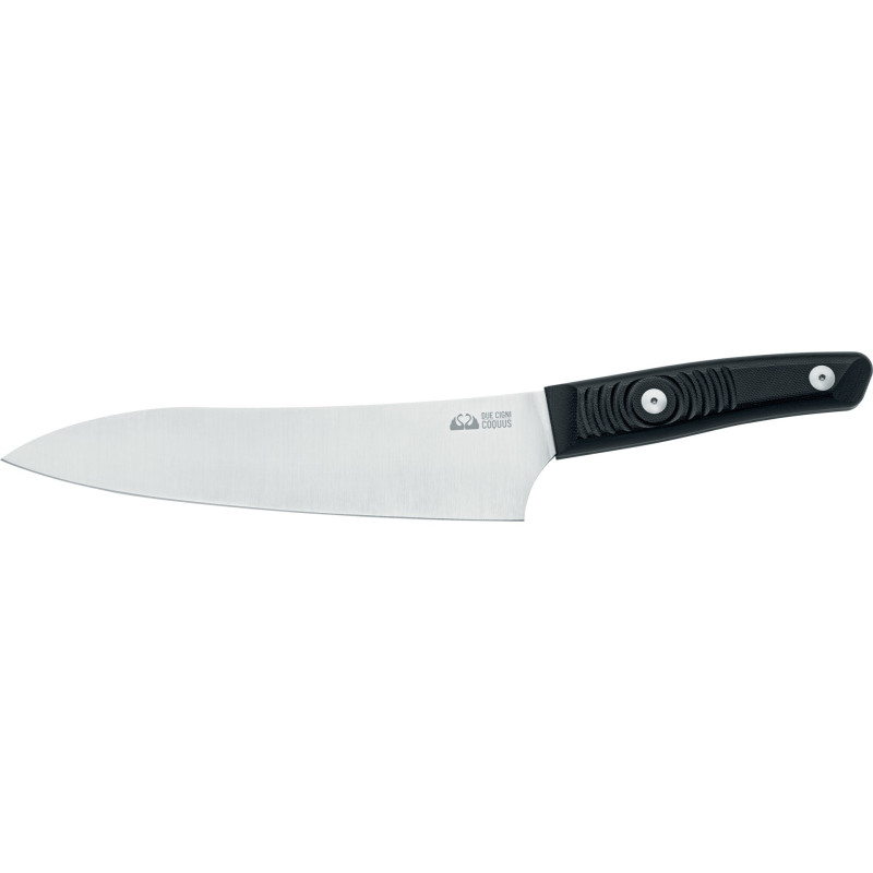 DUE CIGNI LINEA COQUUS G10 COLTELLO CUOCO CM 20 - INOX X50CrMoV15 - MANICO G10