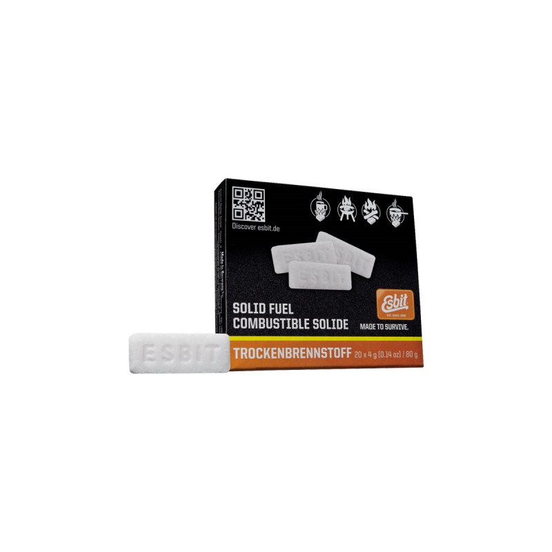 Esbit SOLID FUEL TABLETS 20x4g (00102000-D-HH)