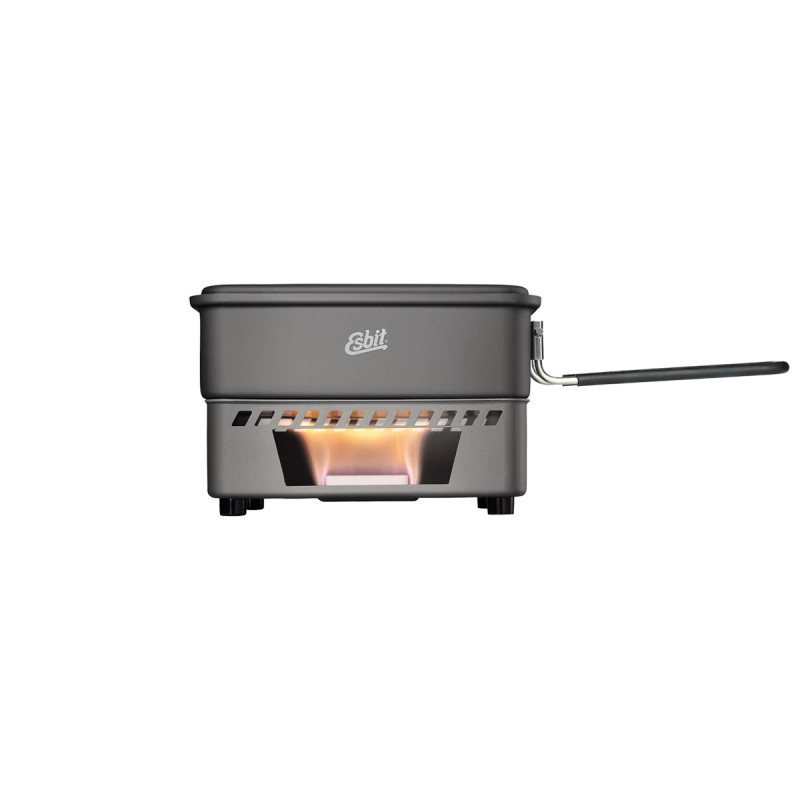 Esbit COOKSET FOR SOLID FUEL 1100ml Hard anodized aluminium (CS1100HA)