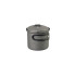 Esbit CAMPING POT W/LID HANGER 625ml Hard anodized aluminium (PT625HA)