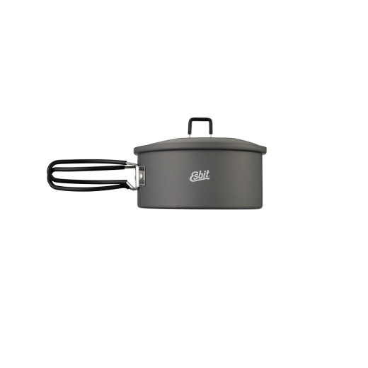 Esbit CAMPING POT W/LID HANGER 1100ml Hard anodized aluminium (PT1100HA)