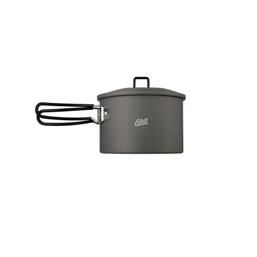 Esbit CAMPING POT W/LID HANGER 1600ml Hard anodized aluminium (PT1600HA)