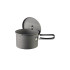 Esbit CAMPING POT W/LID HANGER 1600ml Hard anodized aluminium (PT1600HA)
