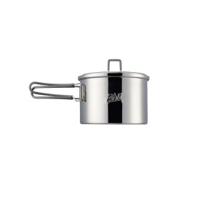 Esbit CAMPING POT W/LID HANGER 1600ml Stainless Steel (PT1600ST)