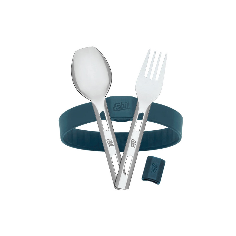 Esbit FOOD JUG CUTLERY SET "S" Polar Blue (STC-2SL-PB-S)