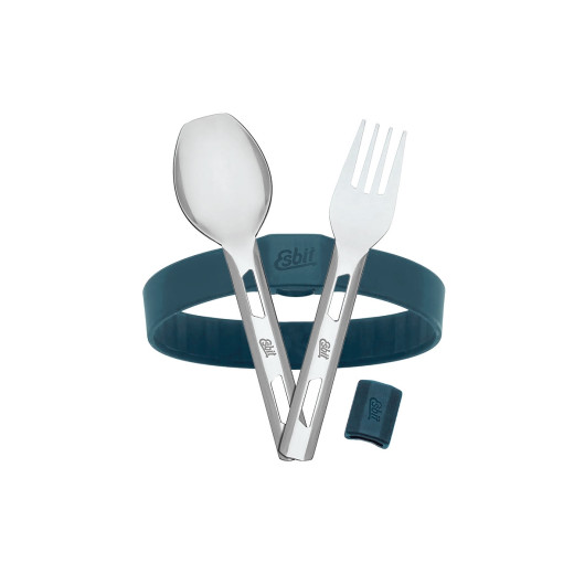 Esbit FOOD JUG CUTLERY SET "S" Polar Blue (STC-2SL-PB-S)