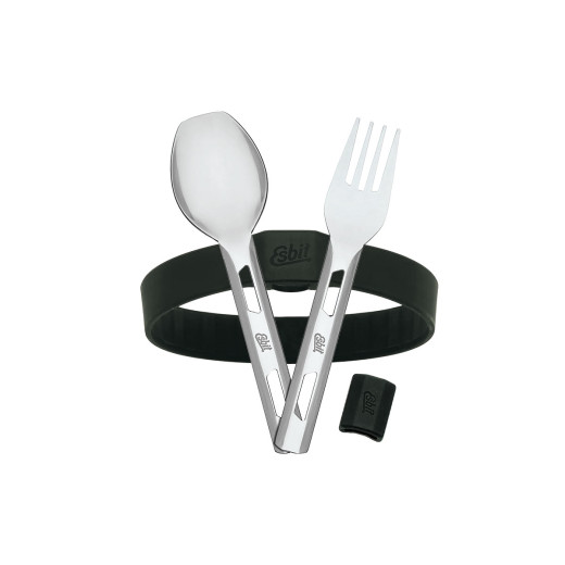 Esbit FOOD JUG CUTLERY SET "S" Black (STC-2SL-BK-S)