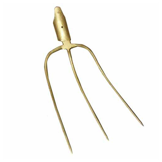 FORCA 3 DENTI ORO                    ILCAMPO 02214