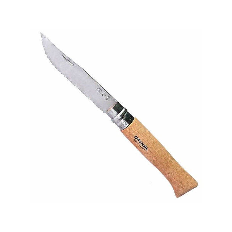 COLTELLO VIROBLOC INOX N.12 SEGHETTATO      OPINEL