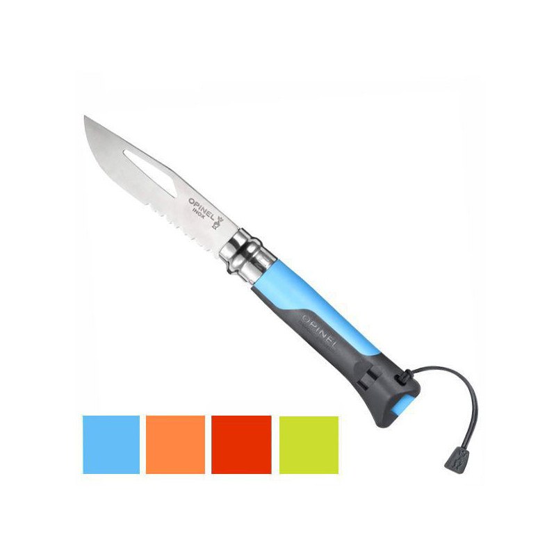 COLTELLO VIROBLOC INOX N. 8 OUTDOOR MANDAR. OPINEL