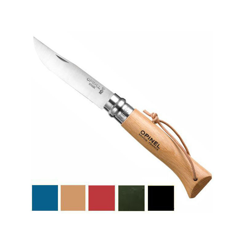 COLTELLO VIROBLOC INOX N. 8 GITA FAGGIO     OPINEL
