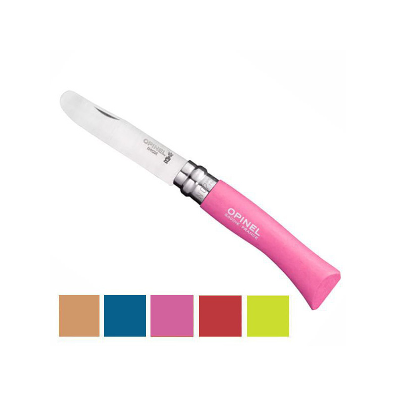 COLTELLO VIROBLOC INOX N. 7 P.TA TON.VERDE  OPINEL