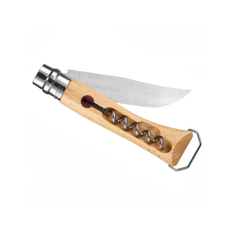 COLTELLO VIROBLOC INOX N.10 CAVATAPPI       OPINEL