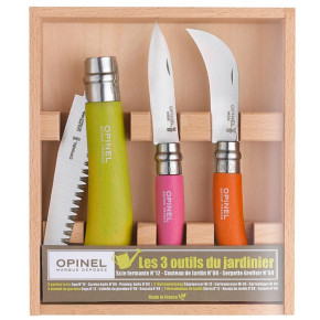 COLTELLI VIROBLOC GIARDINIERE SET Pz 3      OPINEL
