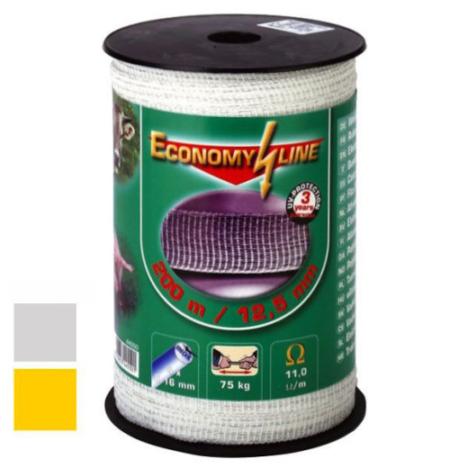 BANDA ACCIAIO ELETTRIFICATORI mm 20 m 200 GIALLA