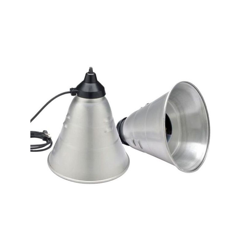 PORTALAMPADA ALLUMINIO RIFLETTENTE E27 cm 29 h 25