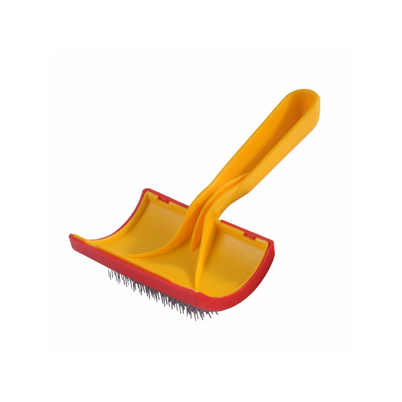 SPAZZOLA CANI PLASTICA cm 10x6                FARM