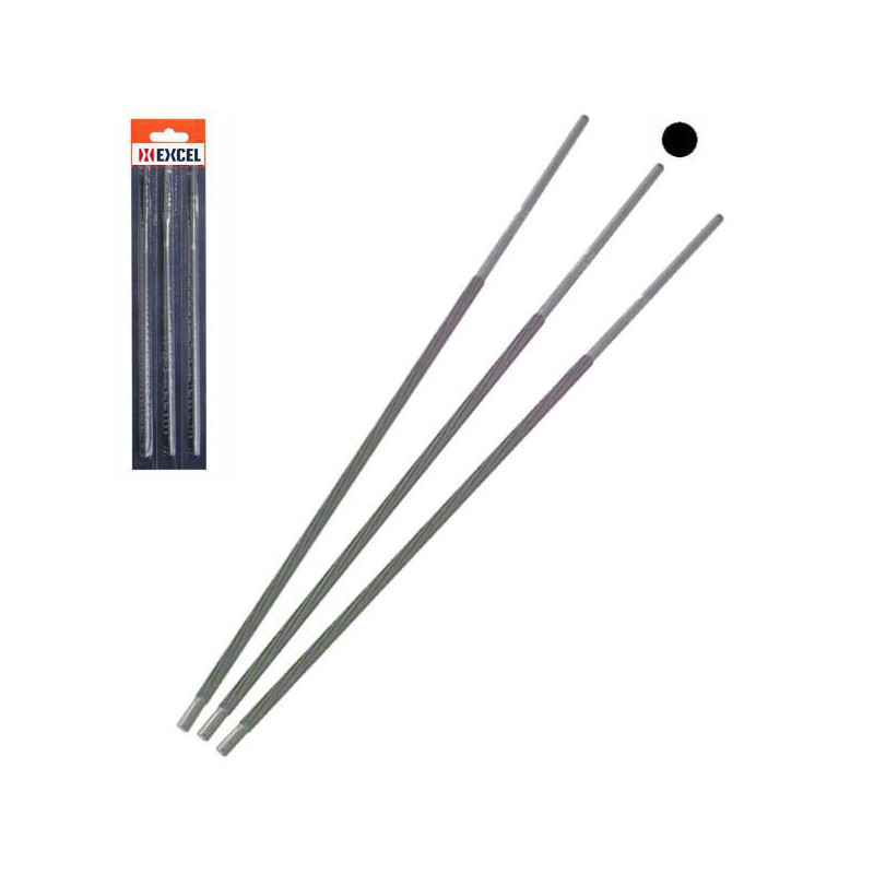 LIMA MOTOSEGHE 6"   1/8" mm 3,2 Pz 3   EXCEL 08209