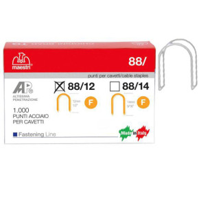 PUNTI FISSACAVO mm 12 Pz 1000        88/12 MAESTRI