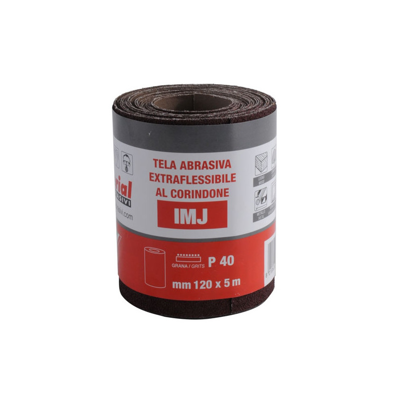 TELA SMERIGLIO RESINATA RT 120 m 5 gr  80 IMPERIAL