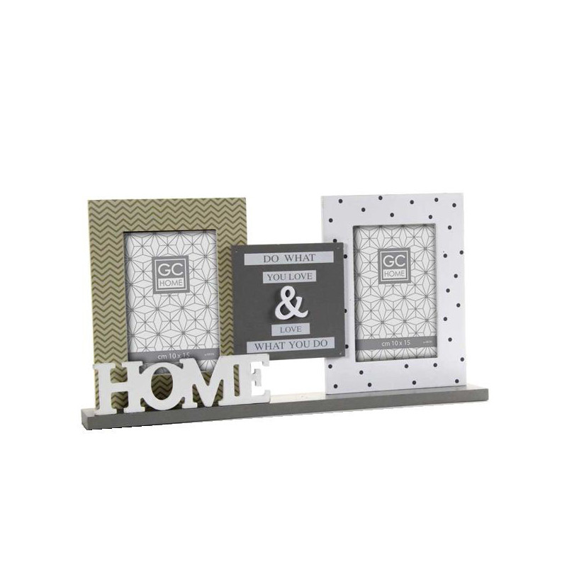 PORTAFOTO MULTIPLO DESIGN          cm 42x23 GCHOME