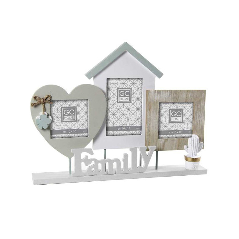 PORTAFOTO MULTIPLO FAMILY          cm 42x32 GCHOME