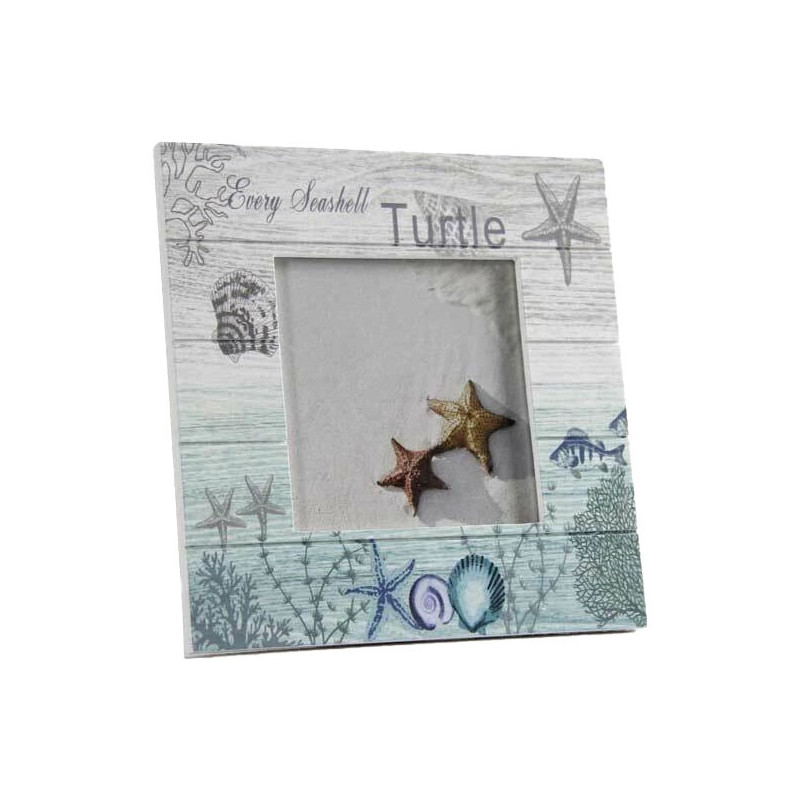 PORTAFOTO SEASHELL               cm 20x20 SEA LINE