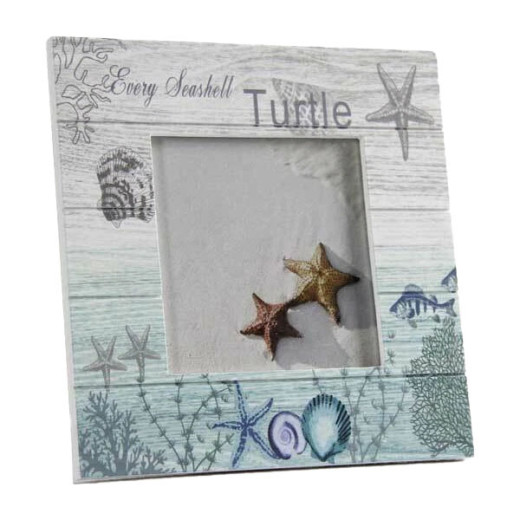 PORTAFOTO SEASHELL               cm 20x20 SEA LINE