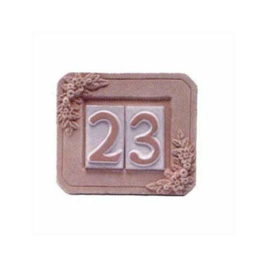 PORTANUMERO VASARTE TERRACOTTA POSTI 2      TELCOM
