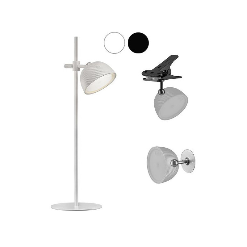 LAMPADA TAVOLO DIMMERABILE MAGNETIKA NERA     SHOT