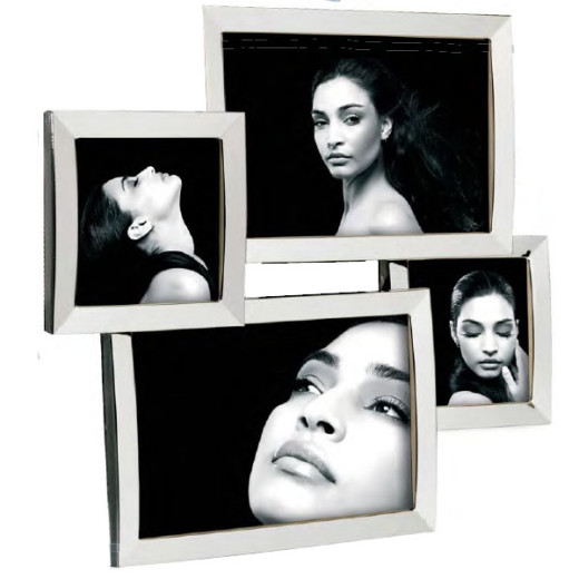 PORTAFOTO MULTIPLO CURVE 470 cm 8x8-10x15 MASCAGNI