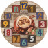 OROLOGIO MURO COFFEE PATCH      cm  30  XTRA 10886