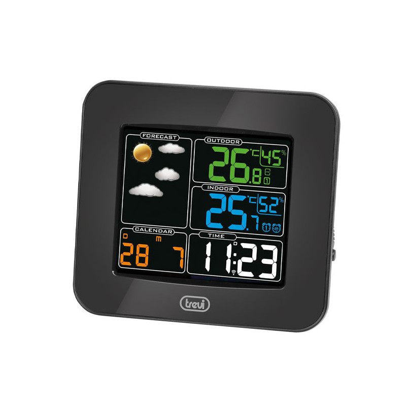 OROLOGIO SVEGLIA STAZIONE METEO NER.ME3165RC TREVI